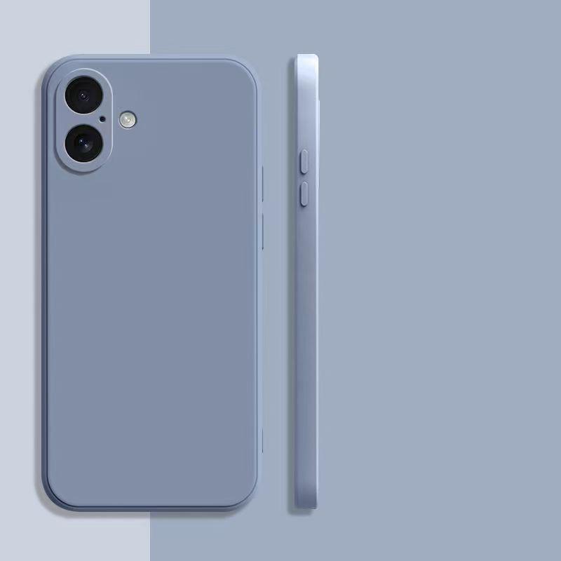 Luxury Shockproof Silicone Protective Phone Case For iPhone 17 16 15 14 Plus 13 12 mini 11 Pro Max 16E 17E Air Matte Soft Cover