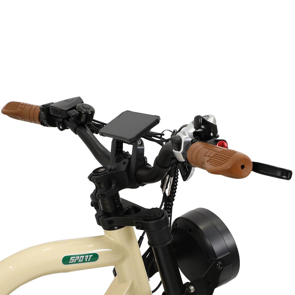 ONESPORT W66 Elektrofahrrad 500W Motor, 48V 13.5Ah Akku, 100km Reichweite, Hydraulische Bremsen & 20x4" Fat Tires