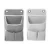 Intelligent Storage Solution With 1 Big Pocket And 2 Small Pockets Wall Mounted Storage Bag For Neat Home Organization