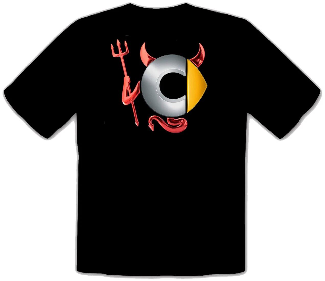 Smart Devil Devil Car Logo Car BLACK T-Shirt -233- S