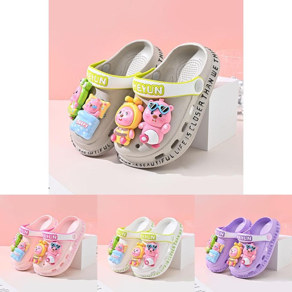 Lightweight And Breathable Children's Hole Shoes For Summer With Non-slip Soft Eva Sole In Multiple Colors