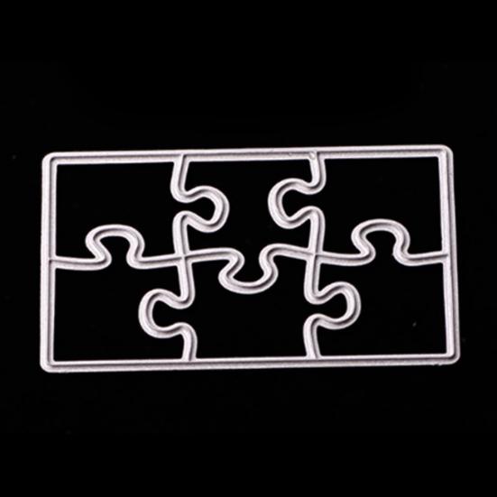 Puzzle Metal Cutting Die for Scrapbooking Paper Craft Embossing DIY Accessory