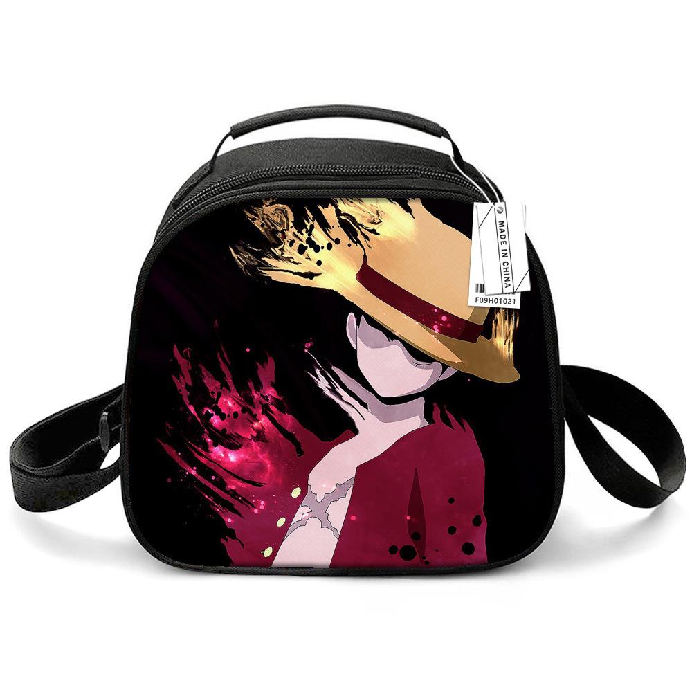 Animation Lunch Box Thermal Insulation Bag Lunch Bag Student Thickened Aluminum Foil Nautical King Storage Thermal Insulation Meal Bag Ice Bag