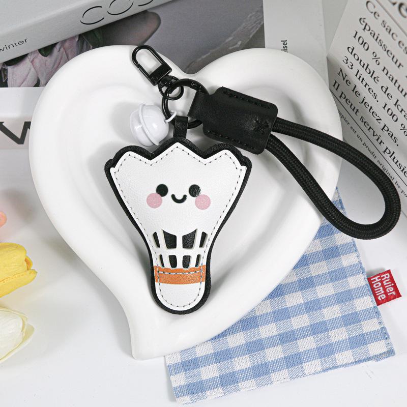 Basketball, Baseball, Football Leather Keychain Pendant - Women's Bag Charm