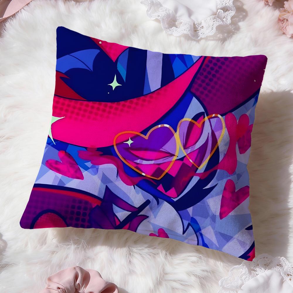 Hra H-Hazbin HotelS Povlak na polštář Prémiový komfort Oboustranný povlak na polštář - Dvoustranný design pro jakoukoli místnost a interiér auta