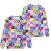Mode Eurovision Song Contest Herren Grafikdruck Kapuzenpullover Rundhalsausschnitt Sweatshirts Mann Pullover Männliches Oberteil Streetwear Outdoor Trainingsanzug