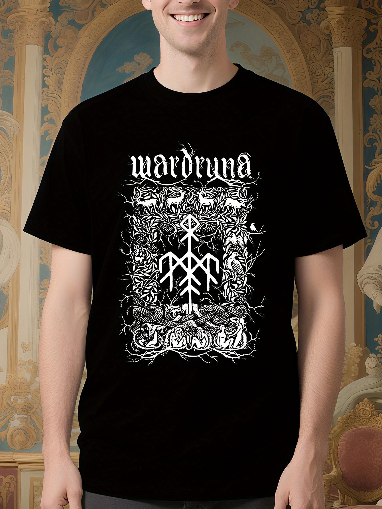 Nordik Folk Viking Norse Mythology Tshirt - Wardruna Grap... M
