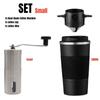 Portable Coffee Brewing Set Hand Cranked Coffee Machine Coffee Filtercoffee Insulated Cup Travel Outdoor Home Simple Operation