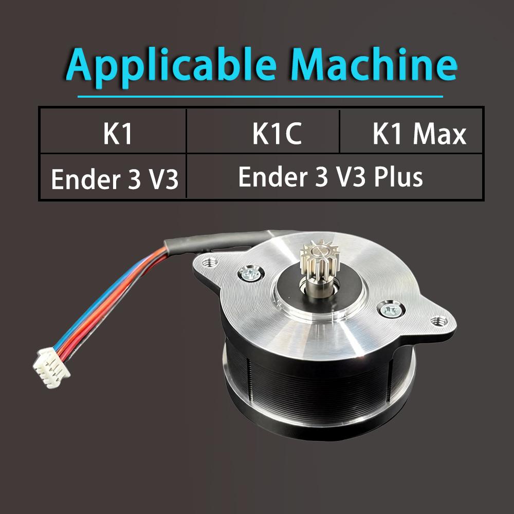 For K1/K1 Max Extruder Stepper Motor Extrusion Mechanism Kit 12 Tooth Gear for Creality K1/K1 Max 3D Printer Parts