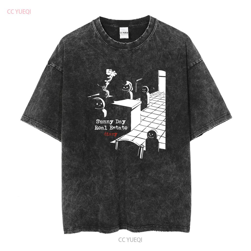 BEST TO BUY Sunny Day Real Estate Diary White Music S 5XL T Shirt long or short sleeves vintage Washed Soft Unisex Versatile
