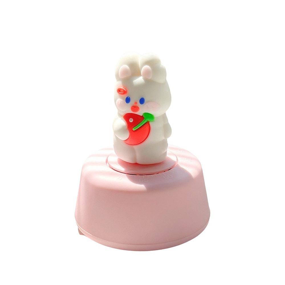Cute Mechanical Kitchen Timer 60 Minute Cooking Timer Portable Rabbit Timer Reminder Tool