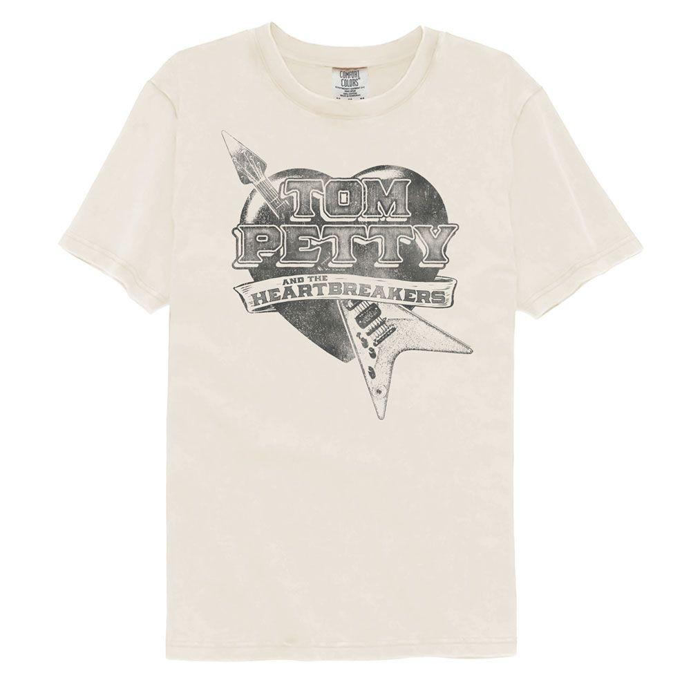 Tom Petty Guitar Heart Ivory Comfort Colors Music Shirt