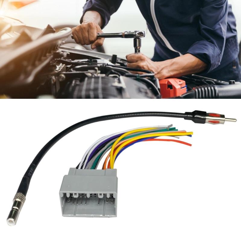 Plugs and Play Sound Radio Wiring Harness for Vehicles Seamless Dashboard Music Player Integration Upgrading Car Stereo