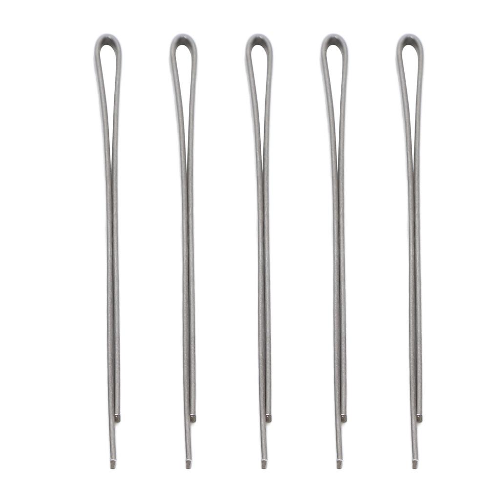 Haarnadeln Legierung Wiederverwendbar Rutschfest Tragbar Schwarz Frauen Mädchen Flache Haarspangen zum Stylen Make-up