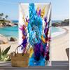 Serviette de plage imprimée Manchester City Séchage rapide Serviette douce Couverture de plage rectangulaire grande portable pour voyage Piscine