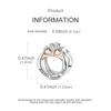 Copper Always Beside You Ring Beads Jewellery Fit Originalbracelet Necklace For Women Diy Gift