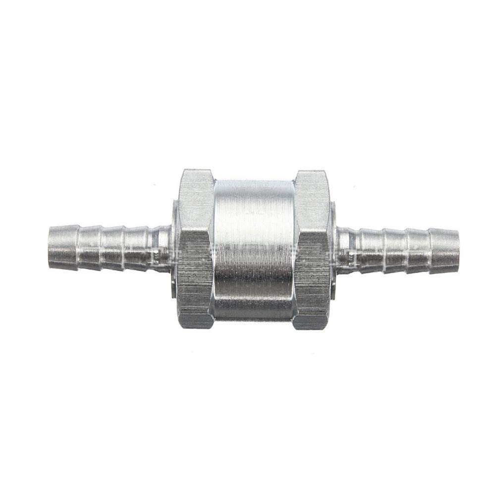 KIMISS One Way Check Valve, One Way Non-Return Check Valve (8mm 5/16 Aluminum Alloy)