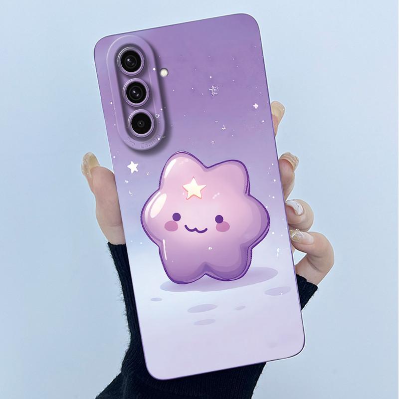 For Samsung Galaxy A37 A57 5G Case Fashion Simplicity Oil Painting Flower Silicone Soft Casing New Design Shockproof Back Cover