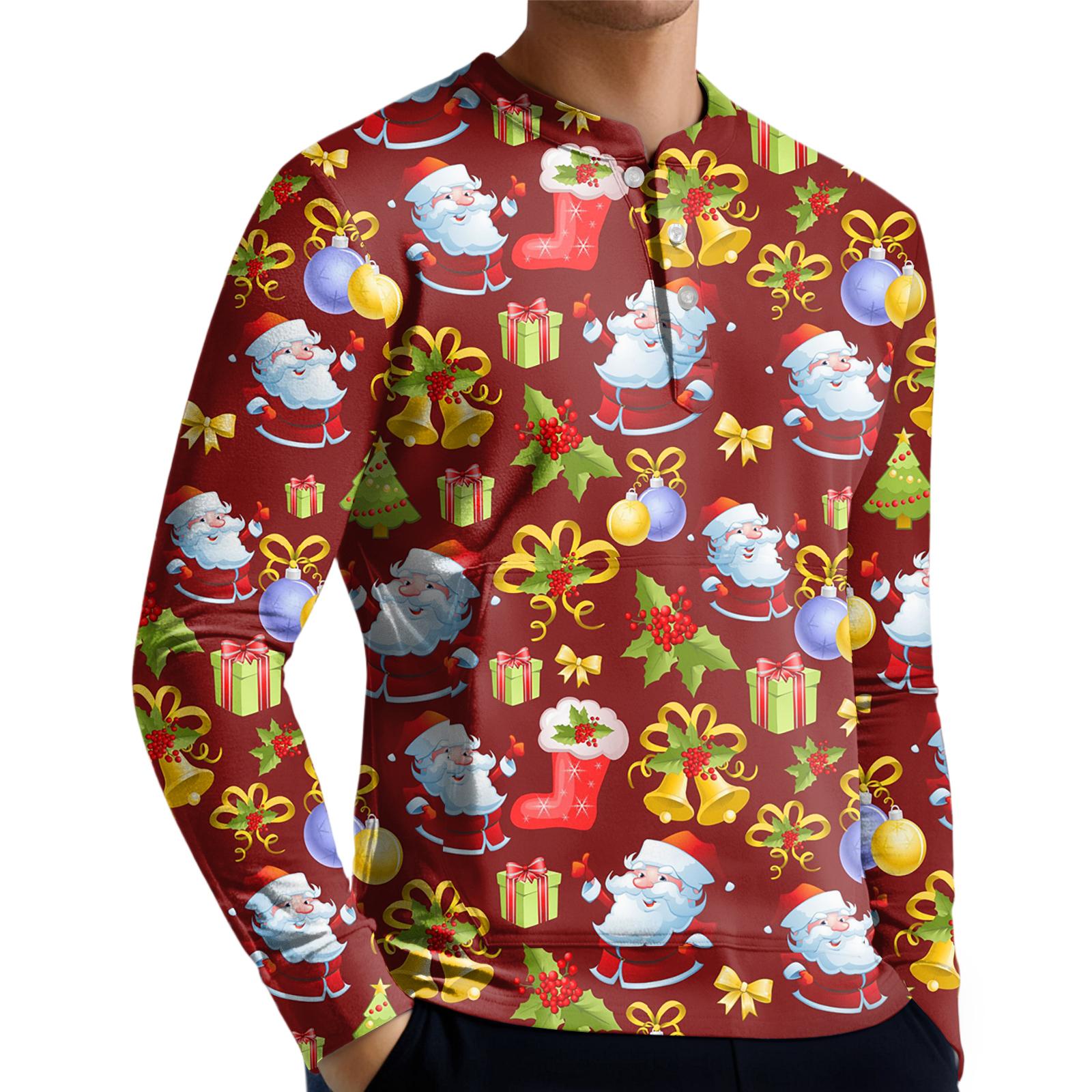 

Мужской повседневный свитшот на пуговицах, модная футболка с длинным рукавом с принтом, пуловер XXXXXL золотой