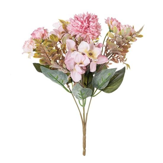 Praktisk Simulering Blomst Realistisk utseende Faux Silke Cloth Dekorativ