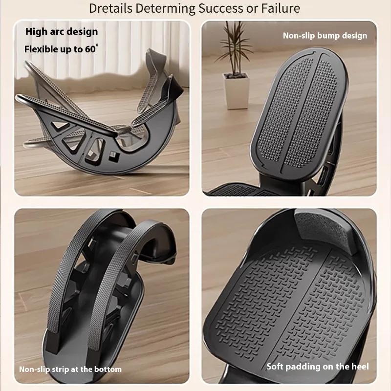 Stretching Calf Pedal Indoor Leg Massager Achilles Tendon Soleus Muscle Stretching Wheel for Home Workout