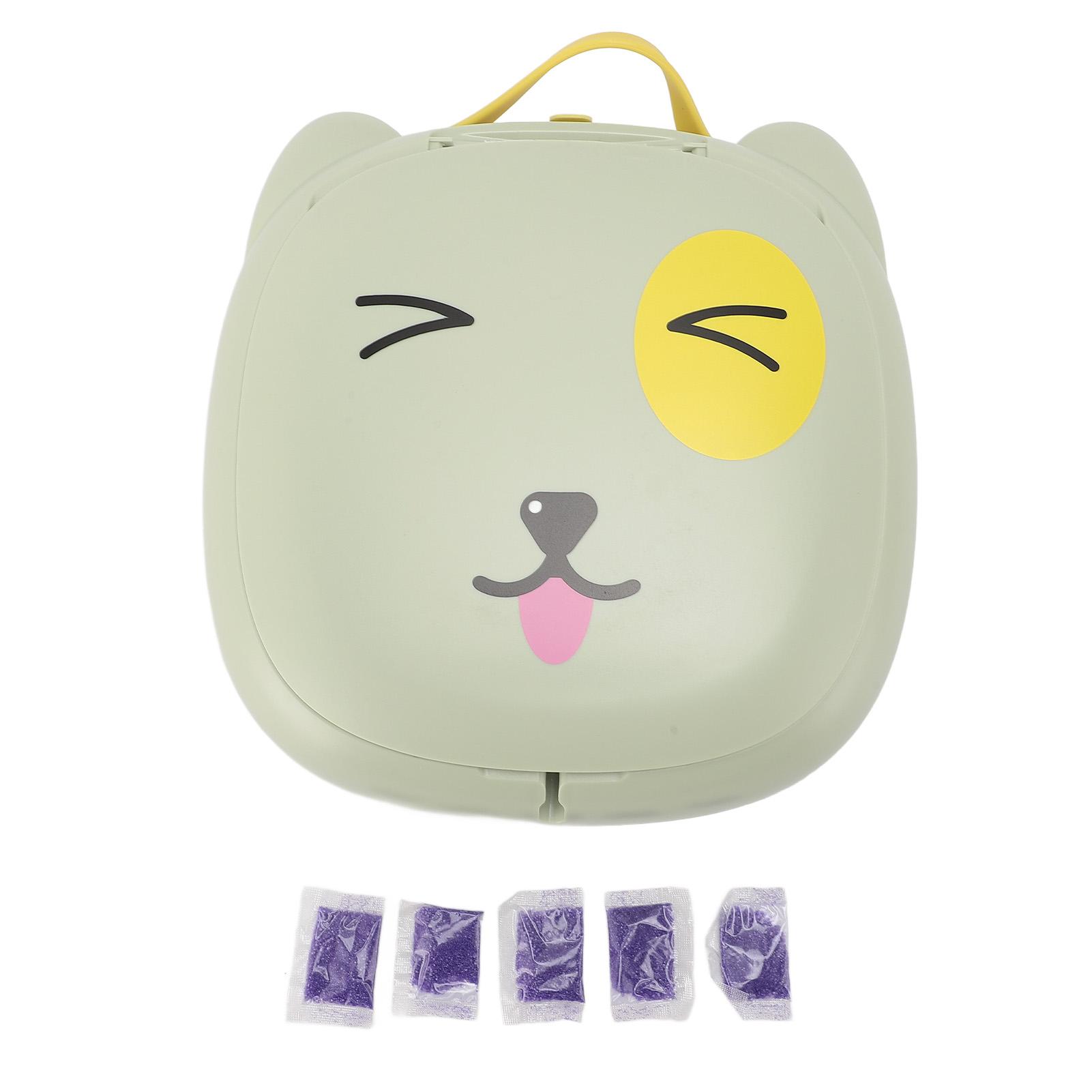 

Детский туалет Складной горшок с сумкой для хранения Складной туалет для приучения к горшку для вождения автомобиля зелёный