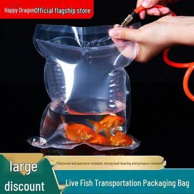 Oxygenated Plastic Bags for Transporting Live Fish and Fry