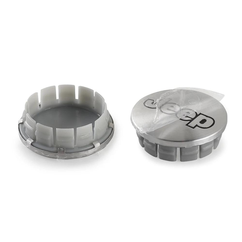 Pro Jeep 4ks Styling vozu Krytky nábojů Kryt středů kol vozu Příslušenství pro Jeep Renegade Compass Grand Cherokee