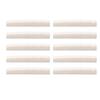 10Pcs Guitar Slotted Bone Nut Flat Bottom 6 String Electric Guitar Replacement Parts 42mm DJ25B