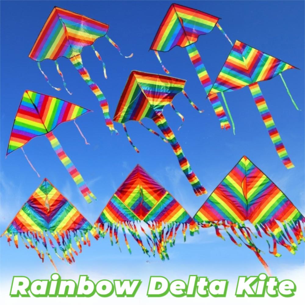 Easy to Fly Large Delta Kites 1.1/1.4 m Outdoor Flying Toy Children Cartoon Kite  Kids & Adults