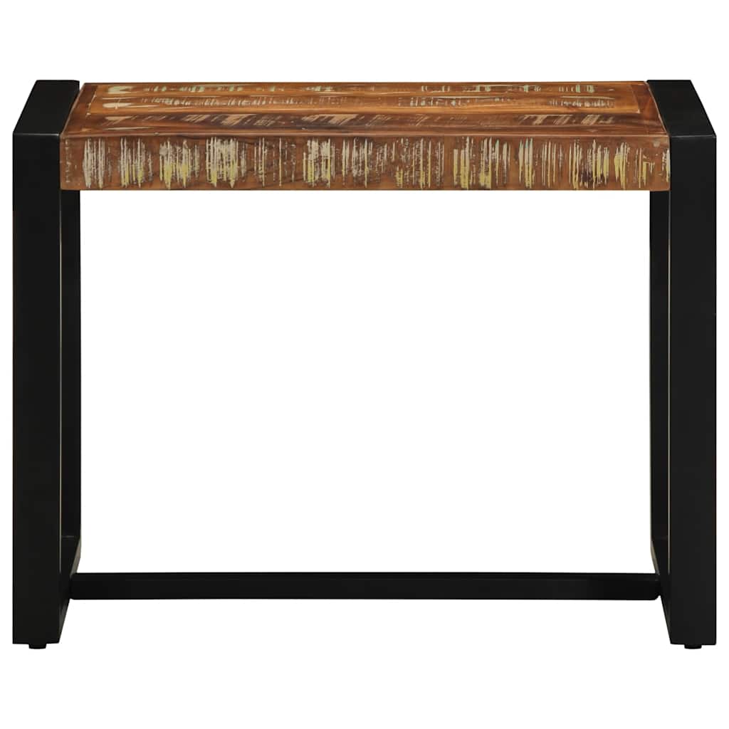 Bench Multicolored 60x35x45 Cm Solid Wood Reclaimed Wood