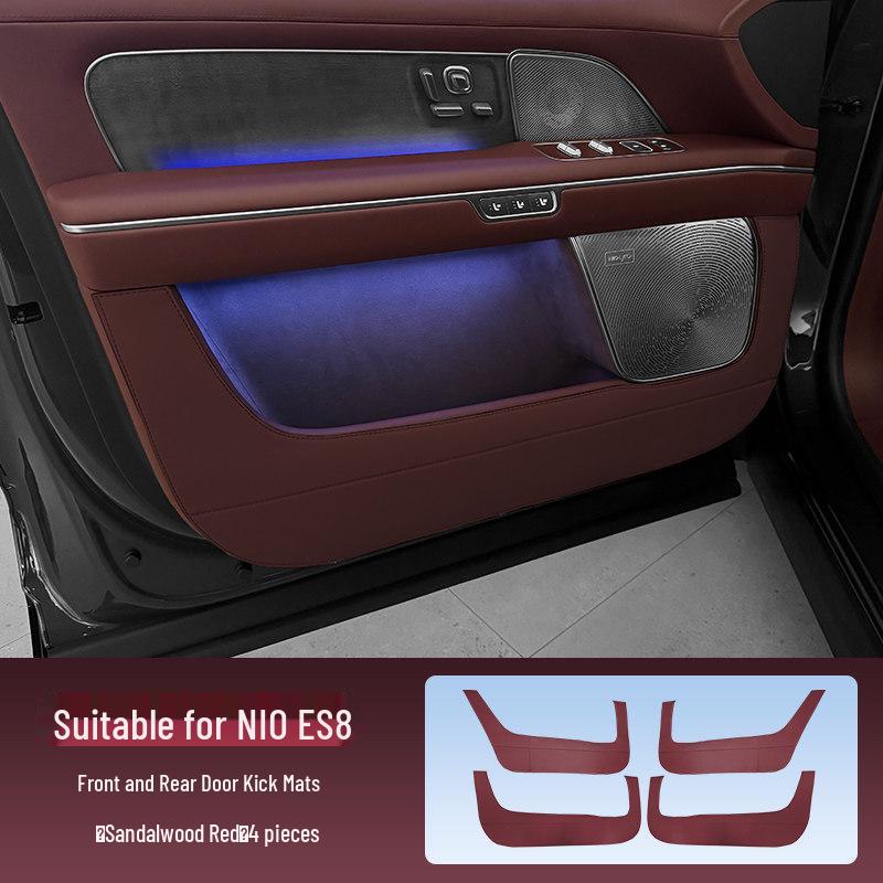 NIO ES8 Car Door Kick Mats - Anti-Dirt Protection Stickers for 26 Models, Essential Interior Accessories