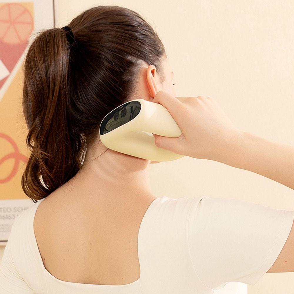 Adjustable Speed Electric Massage Tool 5 Modes Muscle Massage Device Vibration Fascia Ring  Fitness