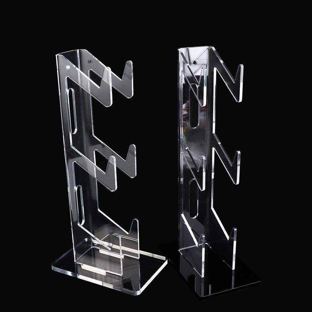White 3-Layer Controller Holder Acrylic Game Handle Display Stand Durable   Computer Room