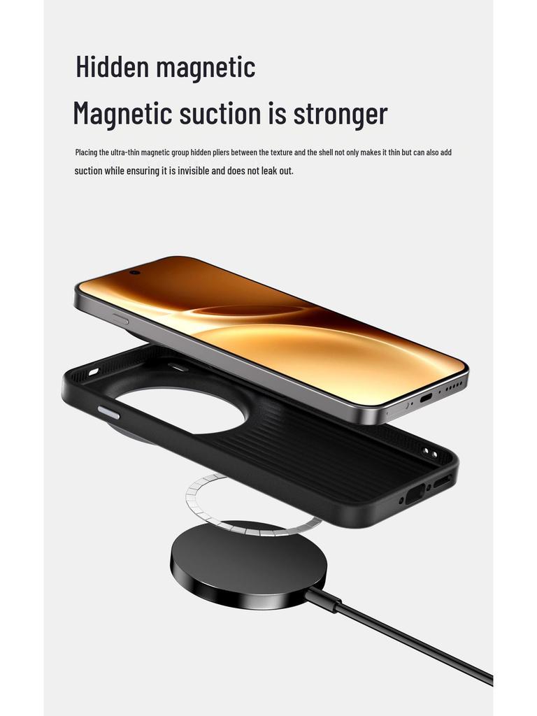 Vivo X300 Pro Unsichtbare Magnetische Weiche Schutzhülle