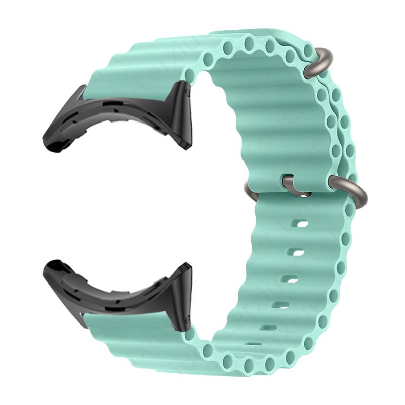 

Sport silicone strap For Google Pixel Watch 2 band Replacement belt Ocean bracelet Correa for Pixel Watch straps Accessories For Google Pixel мятный