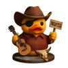 Rock Tribute Duck Figurine Vintage Hand-painted Rock Duck Statue Sculpture Music Studio Ornament Bar Decoration Classic Rocker Gift