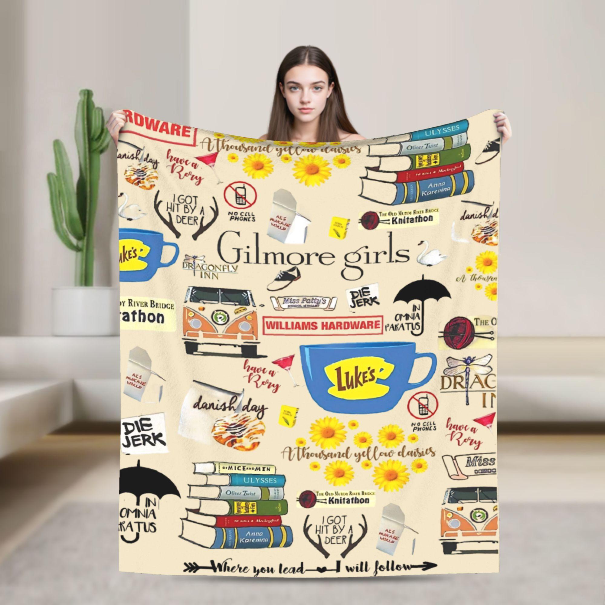 

Gilmore Girls Blanket Coral Fleece Plush Textile Decor Breathable Super Warm Throw Blanket for Home Couch Quilt 30x40in