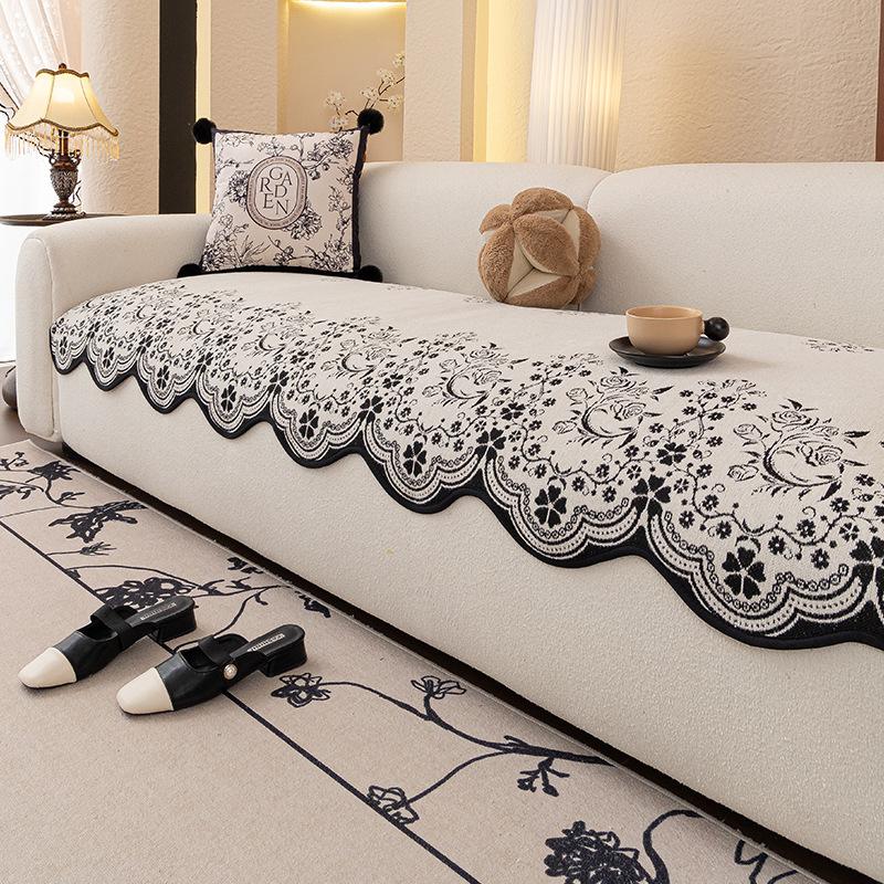 Premium Special-Shaped Sofa Cover Cushion Is Universal In All Seasons New Straight-Lined One-Piece Combination Sofa Cover