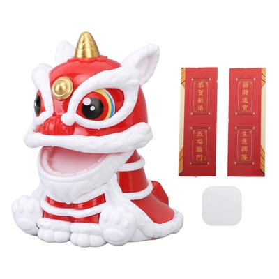 Wake Lion Ornament Automatic Nodding Bring Fortune Energy Saving Solar Waking Lion for Gift Car
