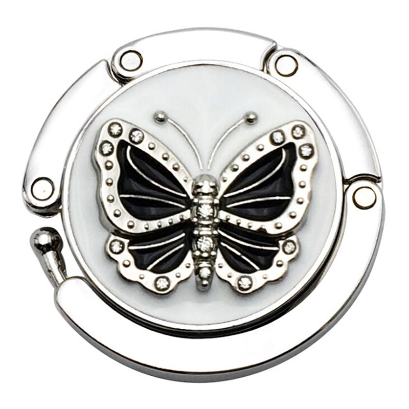 

Складная сумка-бабочка, сумка-тоут, вешалка для стола, держатель для кошелька белый