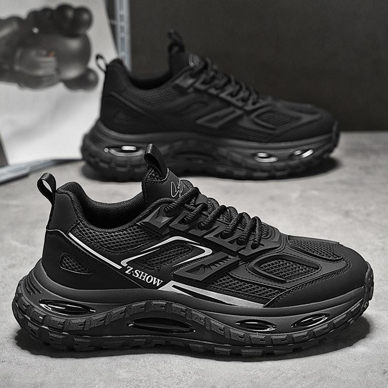 Daddy Shoes 25 Men's Summer Running Versatile Mesh Trend Casual Shoes Men's Platform Non-slip Sports Darth Vader