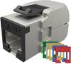 SOLARIX Cat5e STP RJ45 Keystone Module Tool-Free Self-Clamping