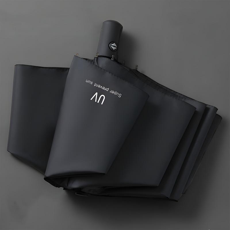 Fully Automatic Three-fold Business Men's 61-bone Umbrella, Strong Wind and Rain-resistant Parasol Advertising Customization