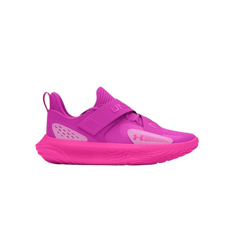 Under Armour FUTR X4 Casual Sports Low Cut Basketball Shoes Unisex Purple 3027639-500