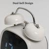 Voice Control Twin Bell Alarm Clock Temperature Displa Digital Alarm Clock  Indoor Use