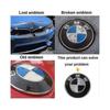 Car Emblem 7 Parts for Bm-w 82mm Emblem Bonnet And Trunk And Emblem 68mm Hubcaps And 45mm Steering Wheel Emblem