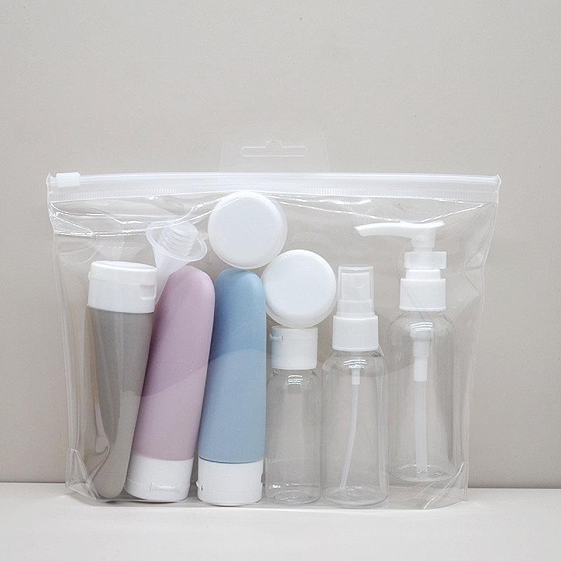 Travel Storage Bottle Cosmetics Shampoo Facial Cleanser Hand Cream Lotion Empty Bottle Storage Bottle Set