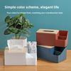 Tissue Box, Tissue Box, Modern Living Room and Dining Room, Simple and Creative Remote Control Storage Box, Separated Household Storage Box