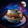 Weltraum-Kaffeetassen mit ergonomischem Griff Spülmaschinenfest Weltraumgeprägte Planetentassen Sonnensystem-Planetentassen